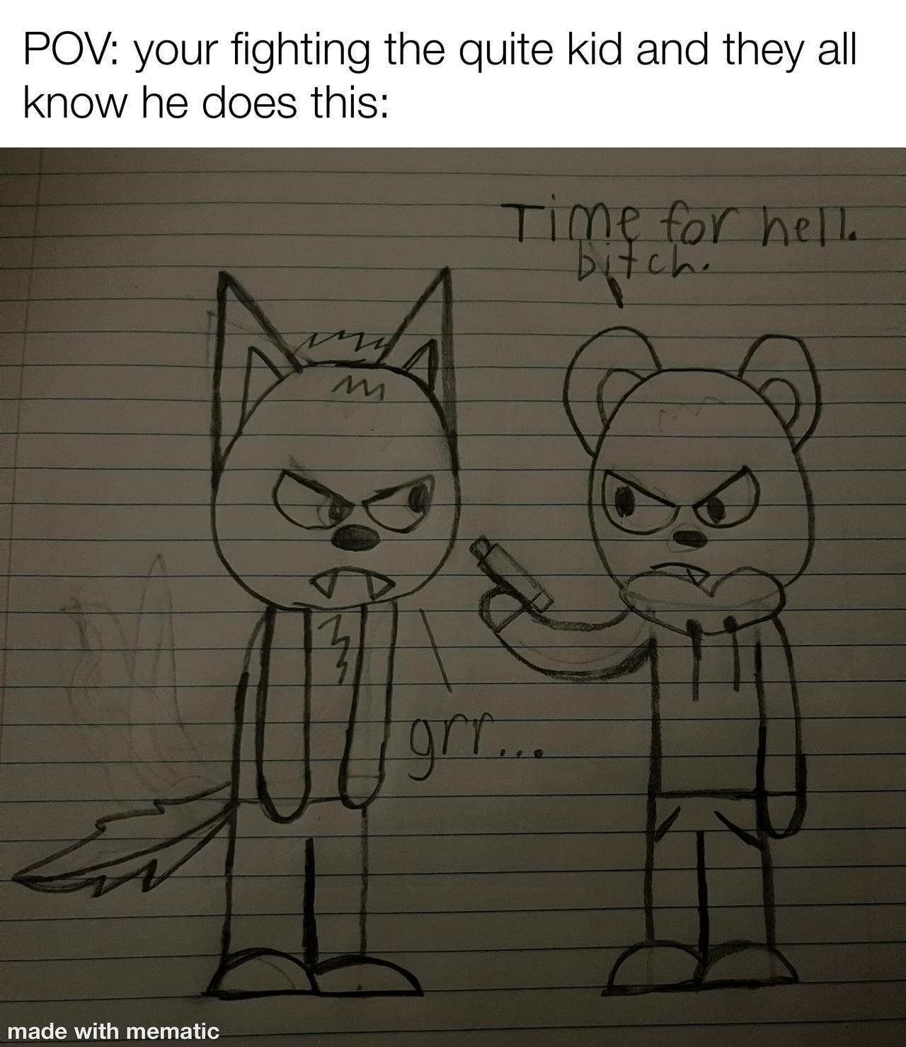 Wolf and Bear meme by SCUBYNINJAKIDD on DeviantArt