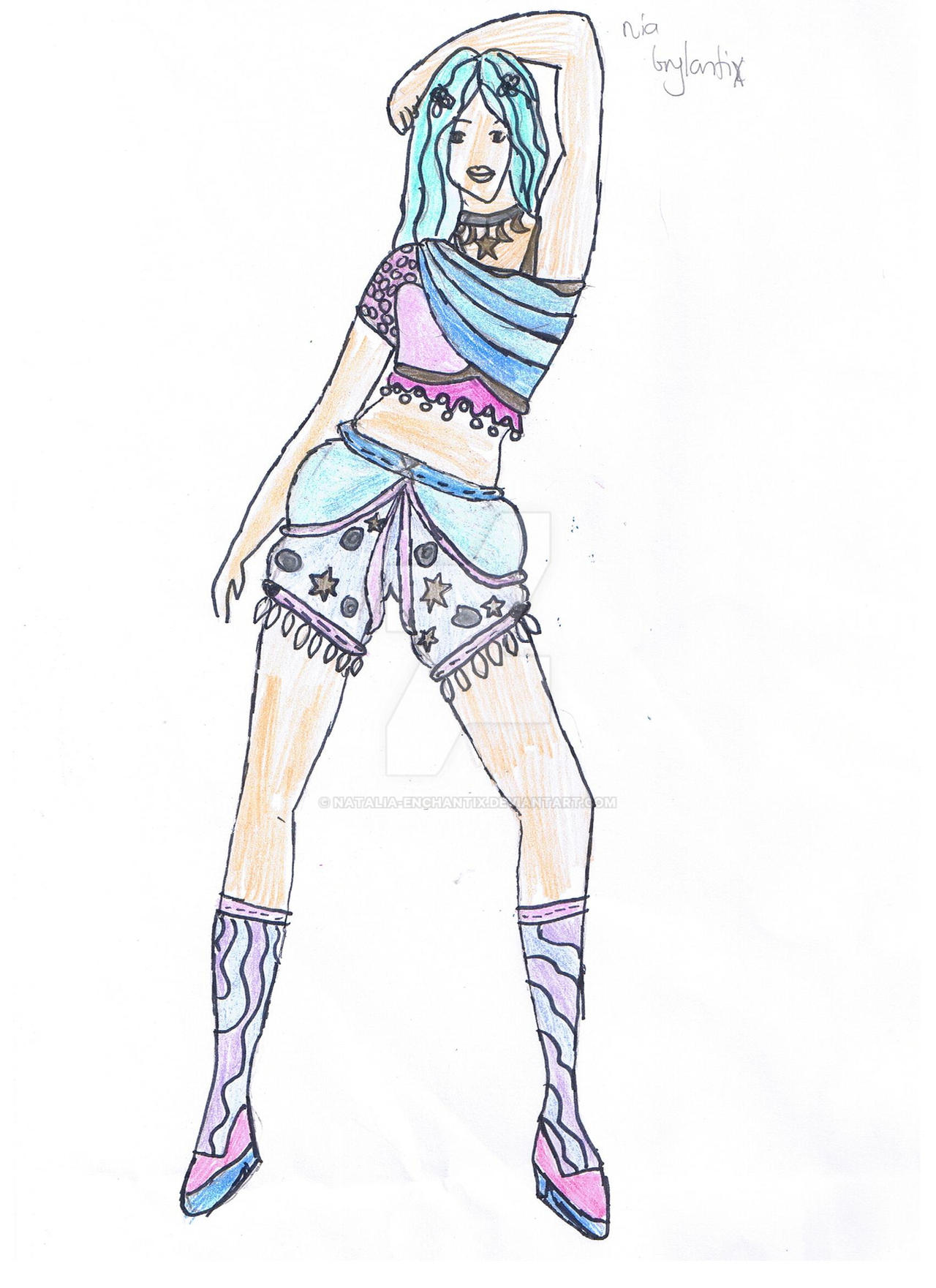 Nia Brylantix Sketch Colour