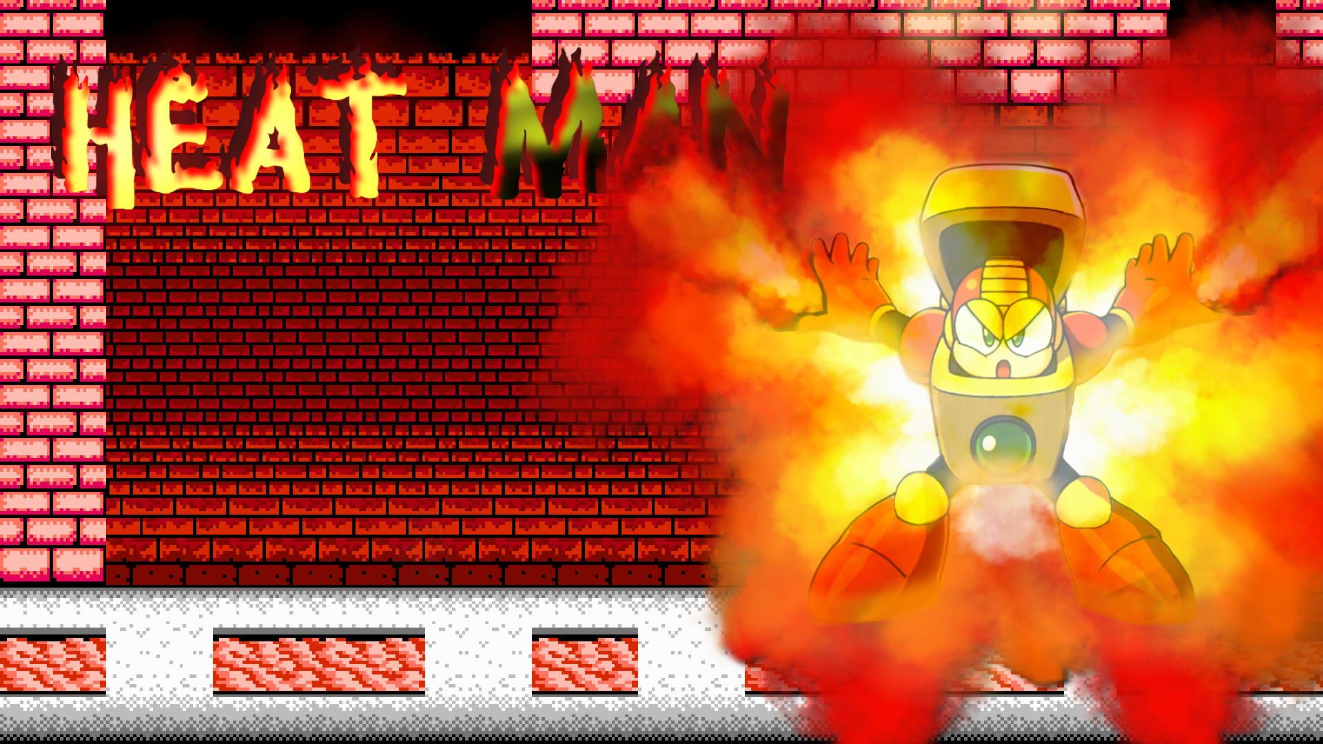 Mega Man 2 - Heat Man by npcretro on DeviantArt