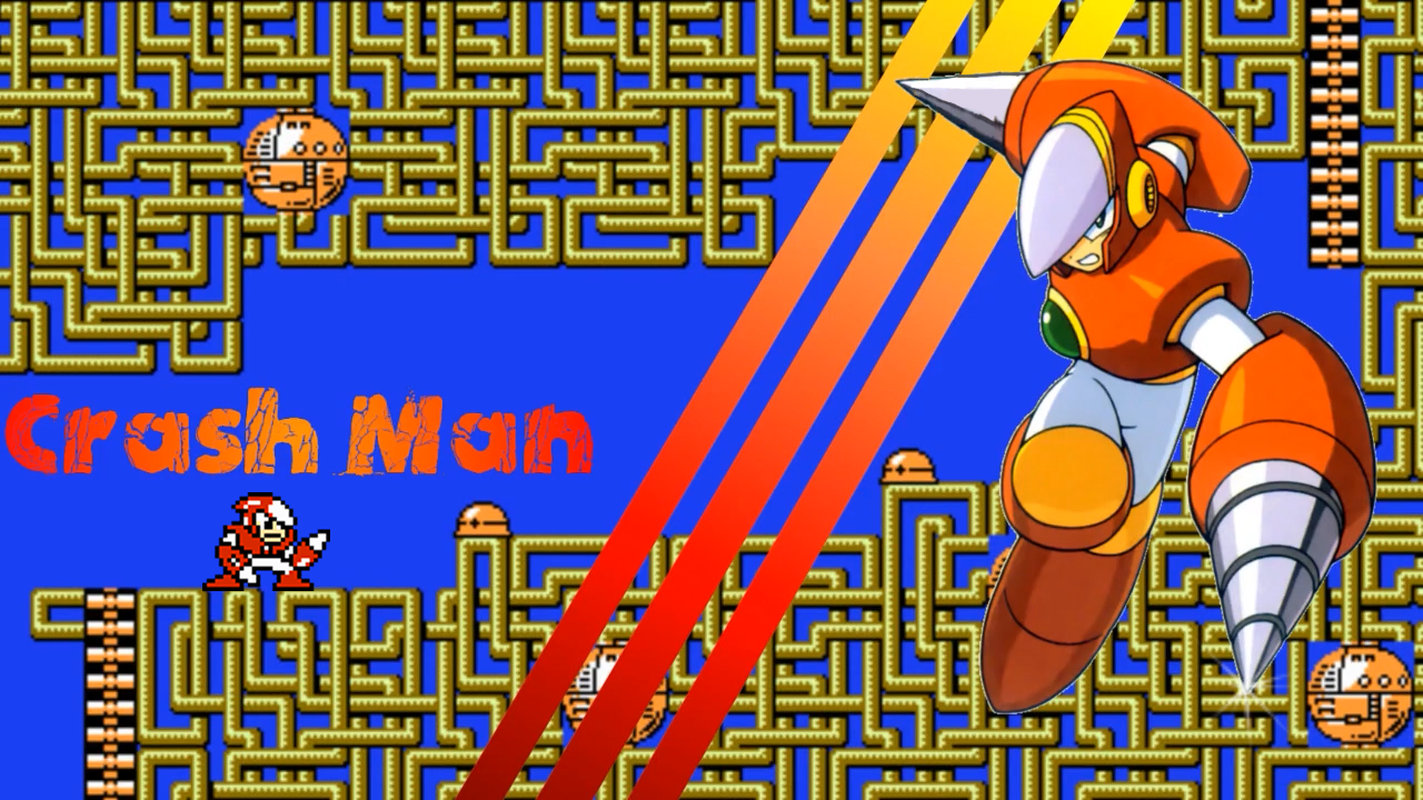 Mega Man 2 - Crash Man by npcretro on DeviantArt