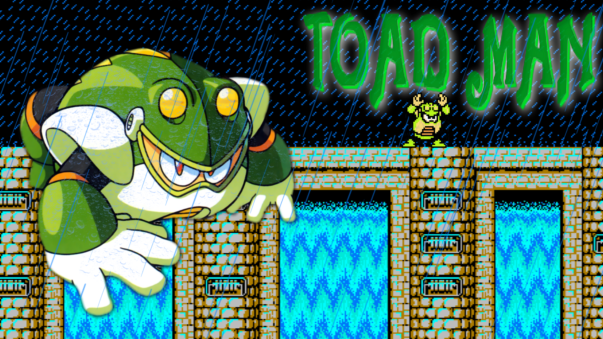 Mega Toad Mega Man 4 - Toad Man by npcretro on DeviantArt