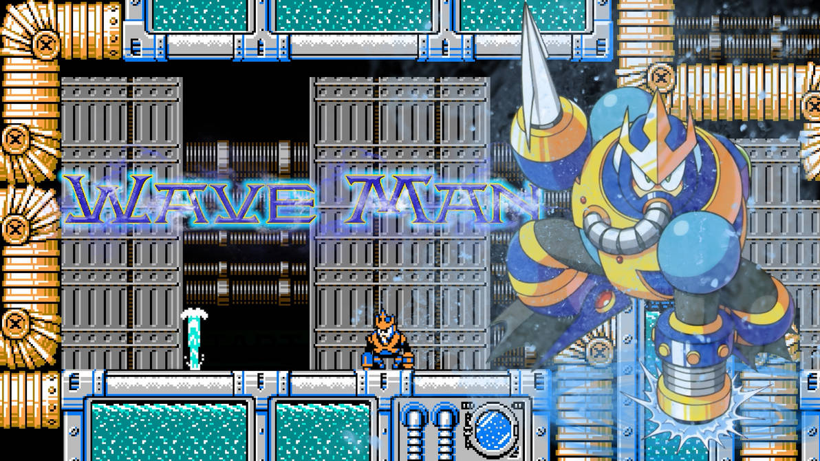 Mega Man 5 - Wave Man by npcretro on DeviantArt