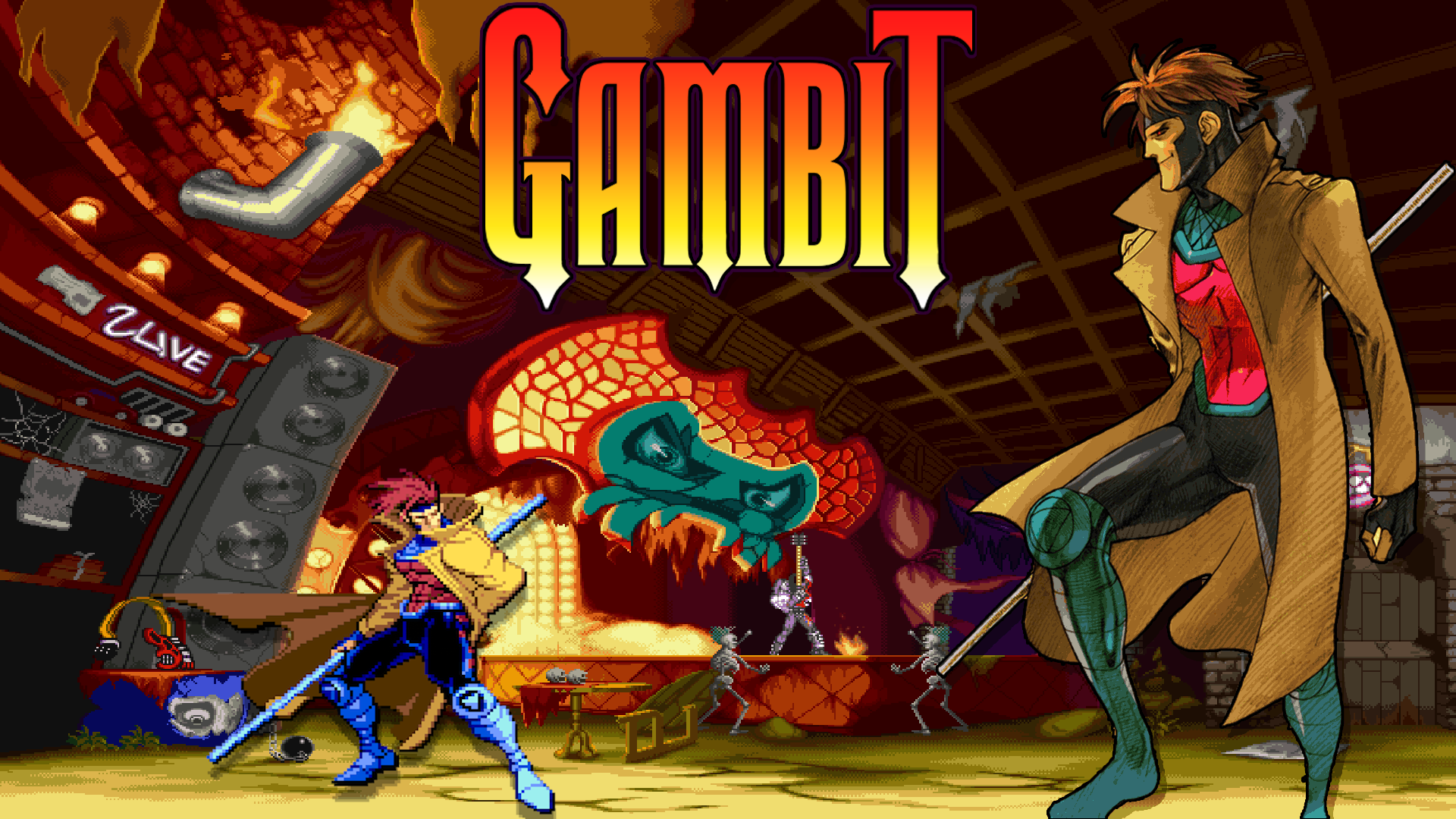 Gambit vs. Vega by OmnicidalClown1992 on DeviantArt
