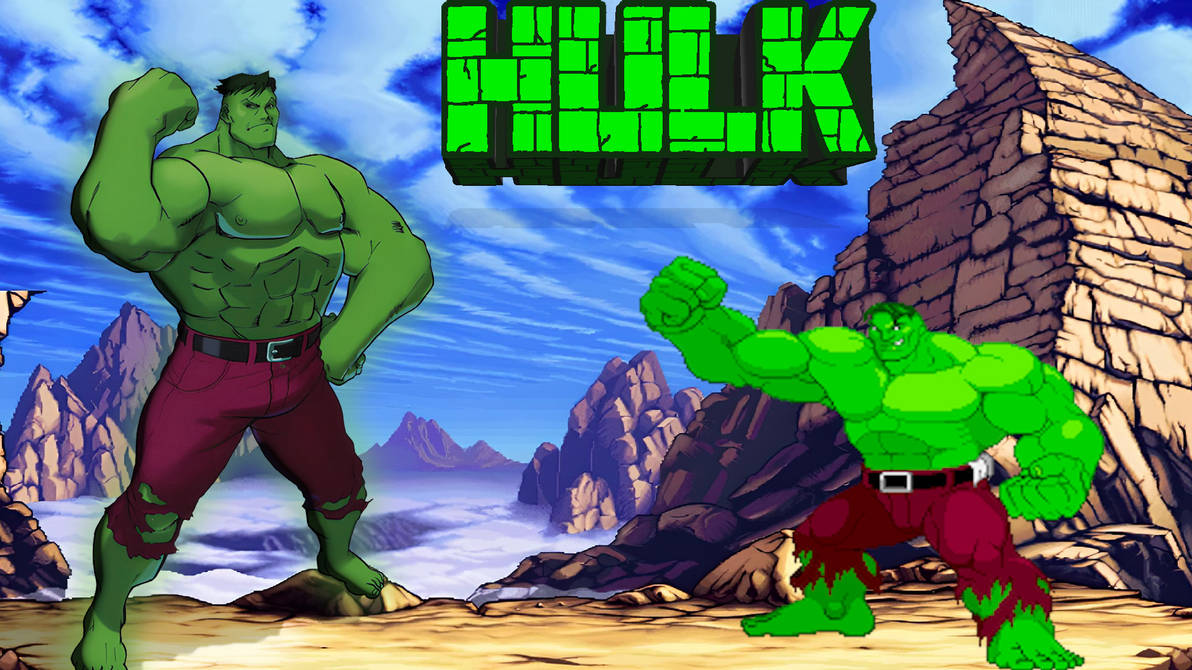 Marvel vs Capcom - Hulk by npcretro on DeviantArt