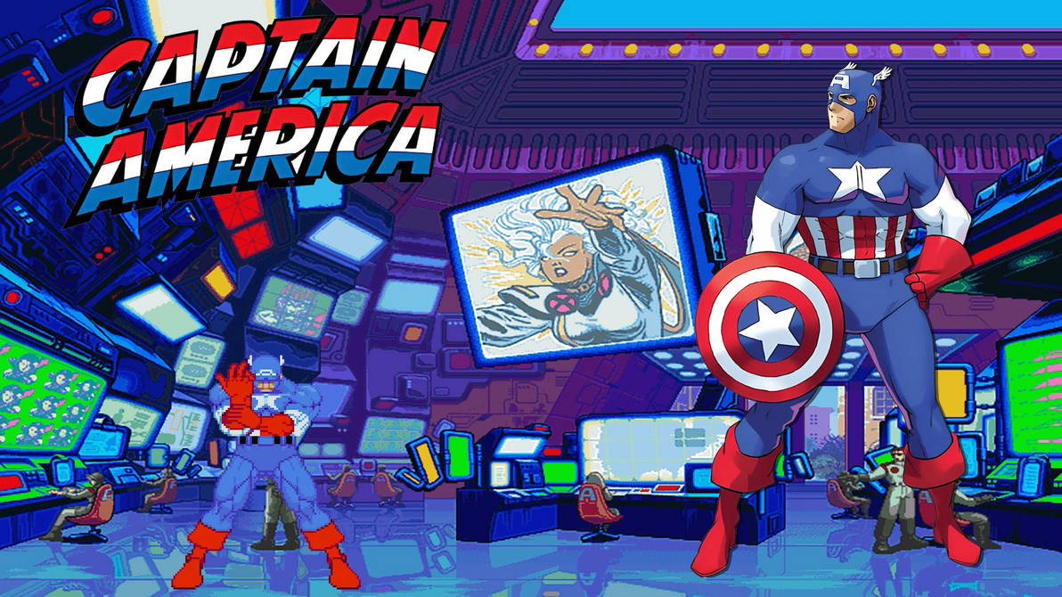 Marvel vs Capcom - Captain America by npcretro on DeviantArt