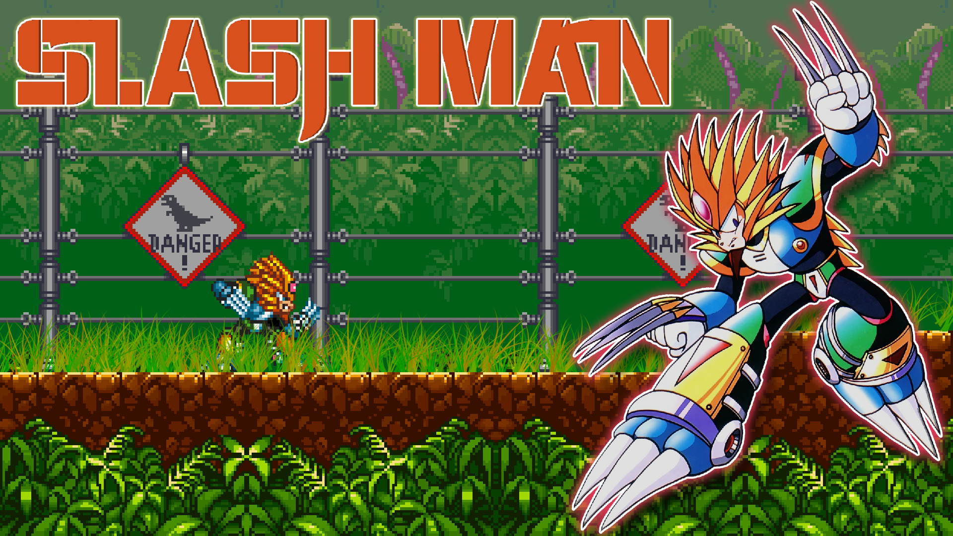 Mega Man 7 - Slash Man by npcretro on DeviantArt