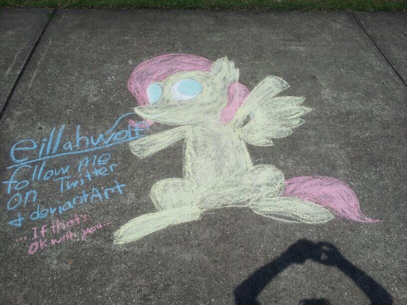 Chalk Fluttershy