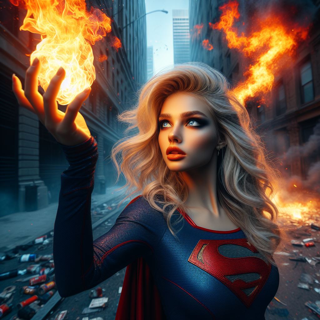 Sexy Angry Supergirl by Gardenia76 on DeviantArt