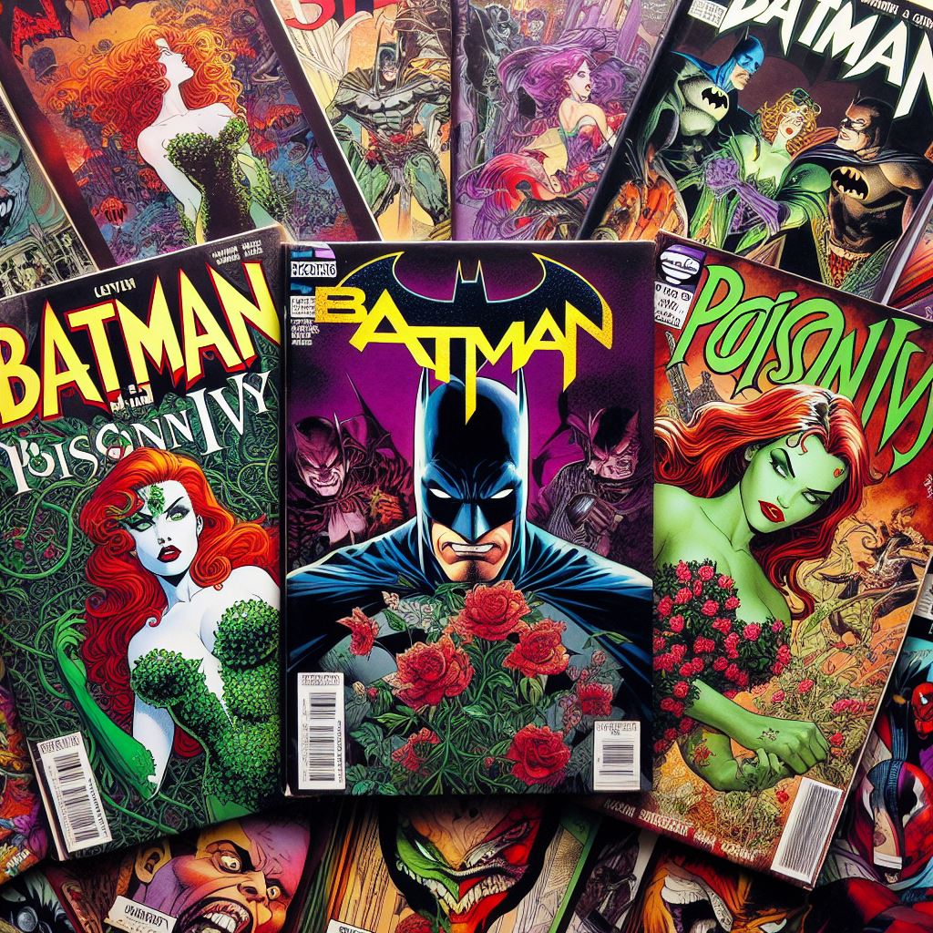 Comic Style Roses Batman Batman and Poison Ivy's roses by Gardenia76 on DeviantArt