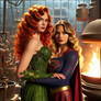 some peace between Poison Ivy and Supergirl