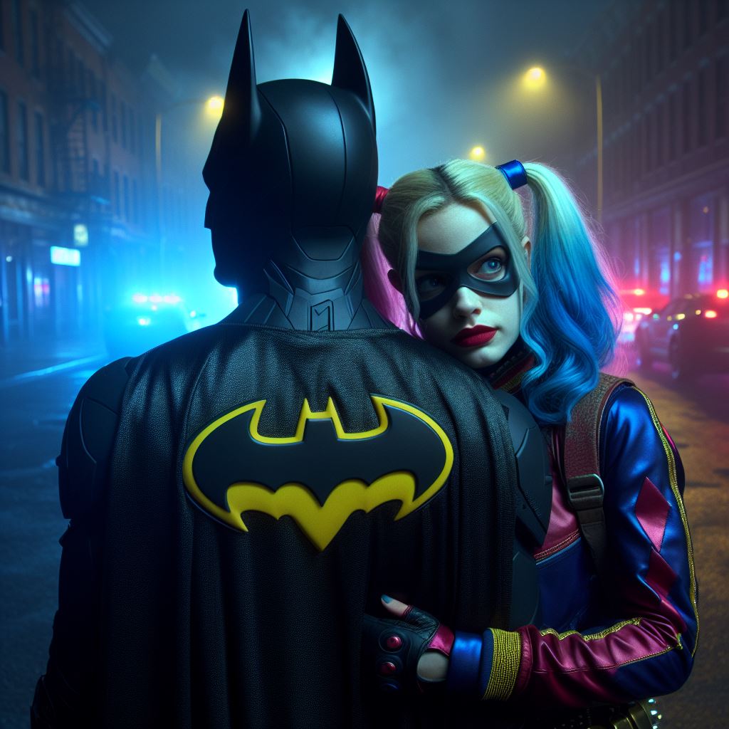 Batman And Harley Quinn Are Close By Gardenia76 On DeviantArt batman-and-harley-quinn-are-close-by-gardenia76-on-deviantart