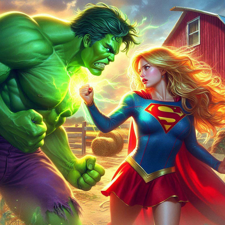 Fight Supergirl Vs Hulk By Gardenia76 On Deviantart Fight Supergirl Vs Hulk By Gardenia76 On Deviantart