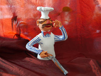 The Swedish chef from the mupets