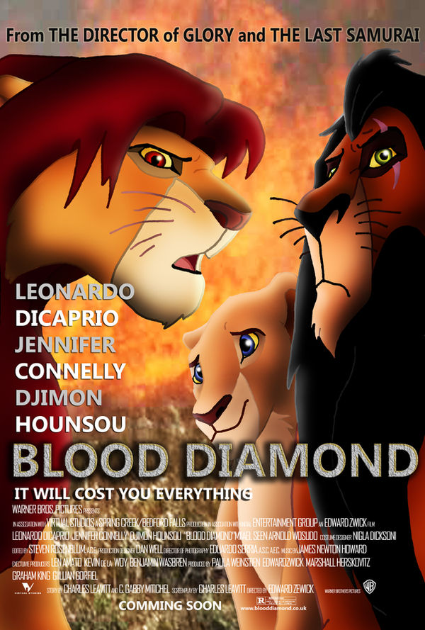 Blood Diamond Lion King Post