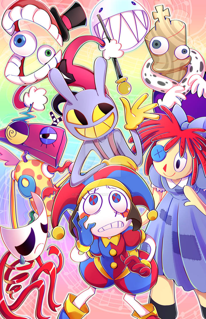 The Amazing Digital Circus by TheCrayonQueen on DeviantArt