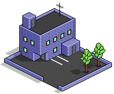 Isometic Pixel Art Building by ApprenticeOfArt