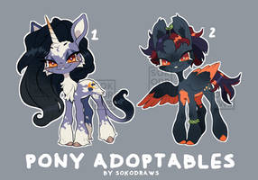 pony adopts [2/2 OPEN]