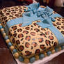 leopard print Cake