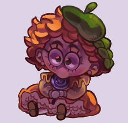 persimmon chibi painting