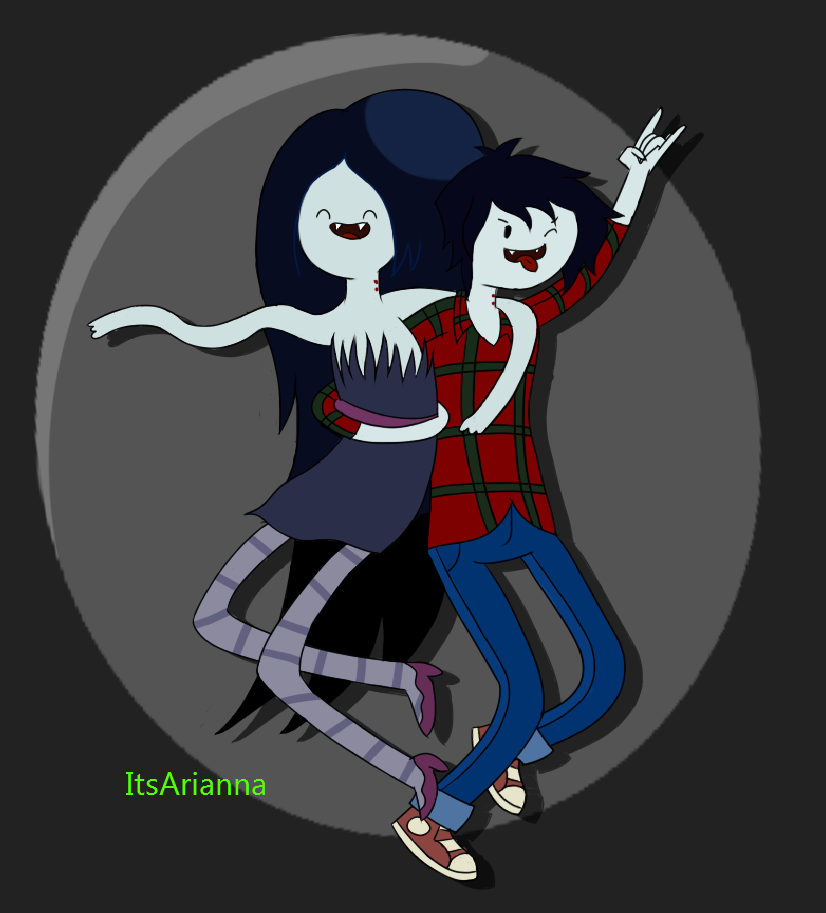 Marceline and Marshall Lee