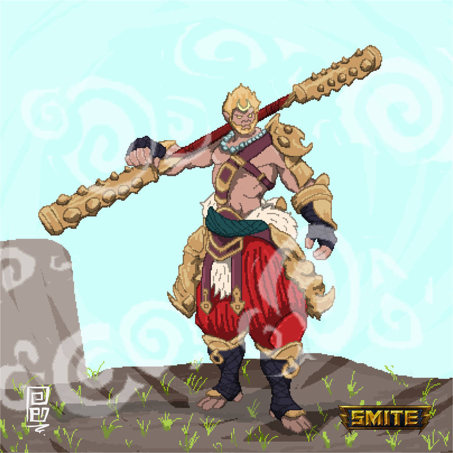 Sun Wukong Smite Pixel Art By Shakespei On Deviantart Sun Wukong Smite Pixel Art By Shakespei On Deviantart