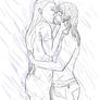 Kissing in the rain
