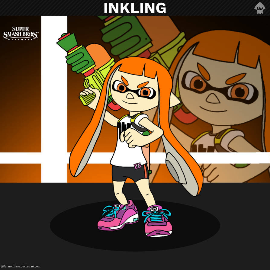 Ssb4 Inkling SSBU - Inkling by GrasonPane on DeviantArt