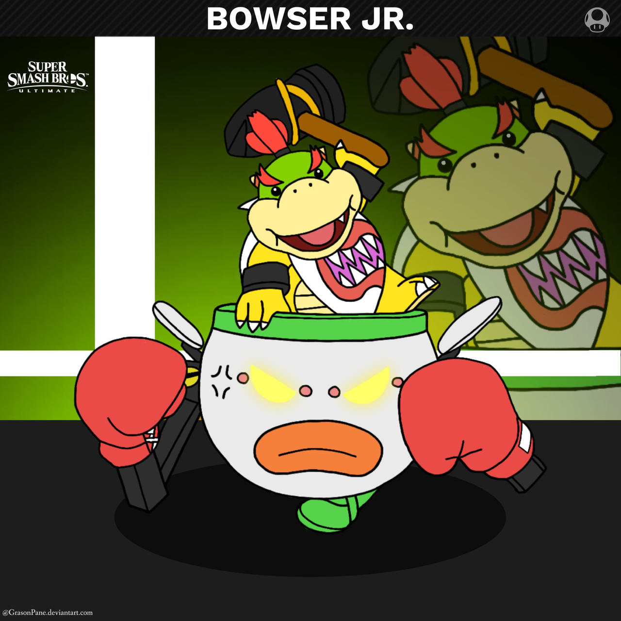 Bowser Jr - Ultimate by GameArtist1993 on DeviantArt
