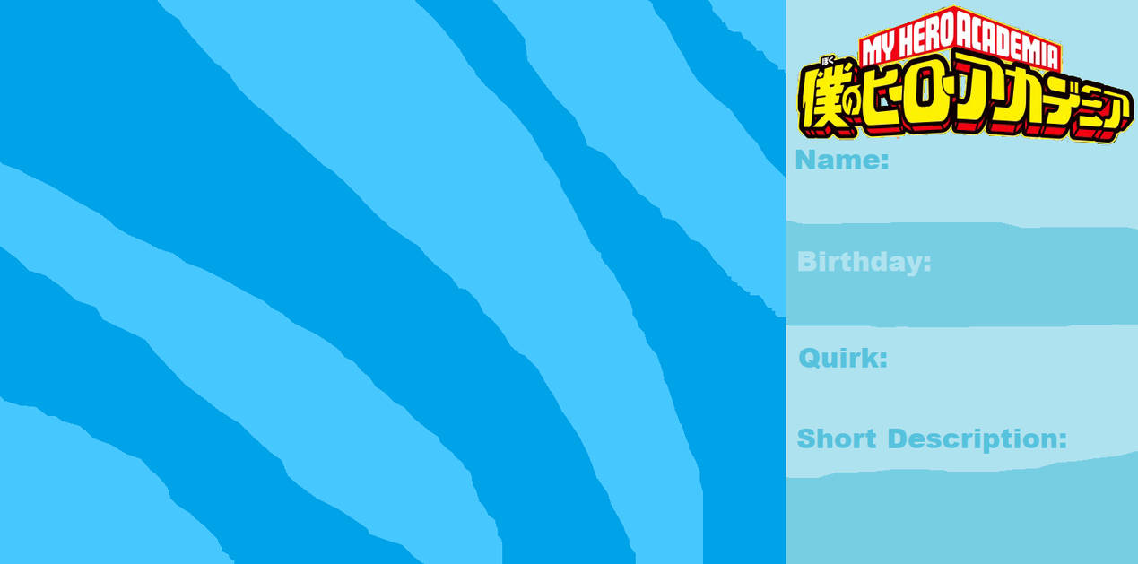 BNHA OC Template(Free to Use) by DiamondQuartz on DeviantArt BNHA OC Template(Free to Use) by DiamondQuartz on DeviantArt