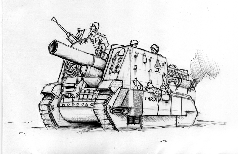 Imperial Guard Cardianal SPG