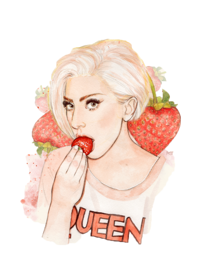 Strawberry Gaga Png