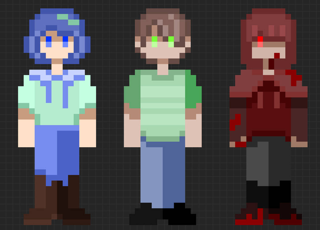 Some random trio by CheatcodesBoxWorld on DeviantArt