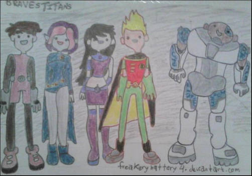 Bravest Warriors Teen Titans Now With Color