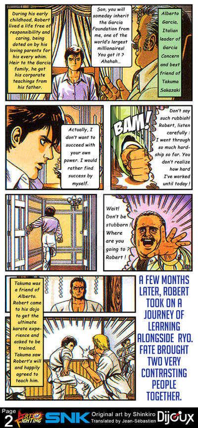 Fatal Fury 1 prologue comic translation Page 5 by Innershade on