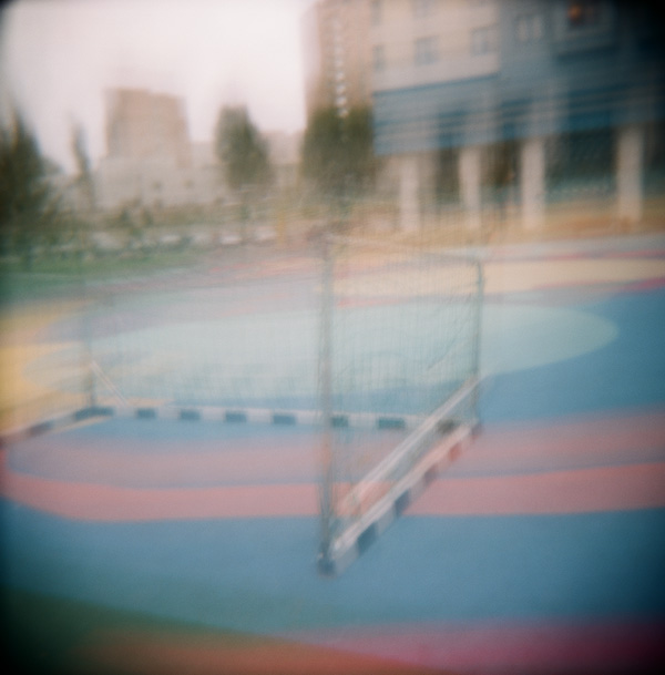 cold n windy empty playground