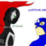 capitan america y spawn