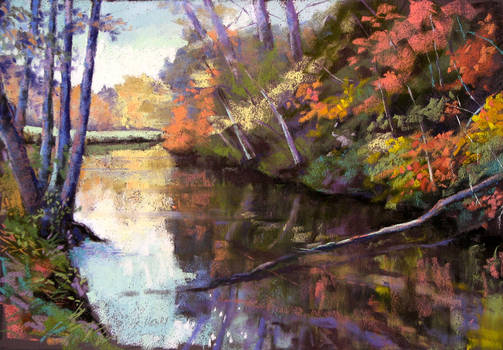 autumn in  Normandy 1 (soft pastel)