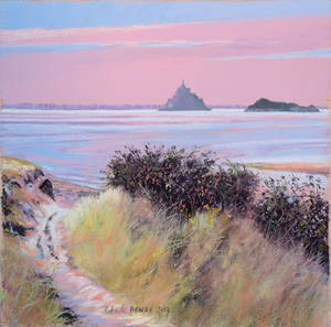 Mont Saint Michel, painted from Bec d'Andaine by PatrickHENRY