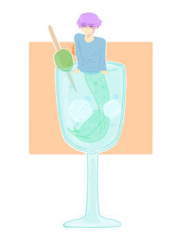 Mermaid martini