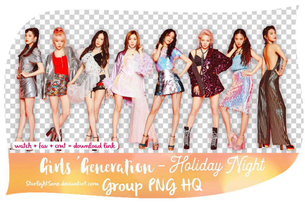 Girls Generation Holiday Night Group Png By Icestxrlight On Deviantart