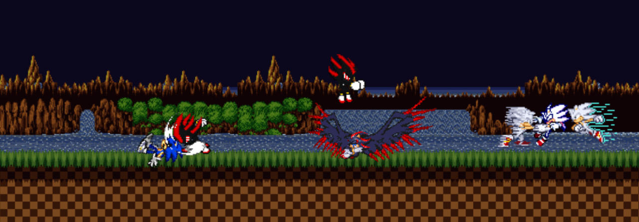 Fanon Shadow Fanon sonic and shadow vs Canon version by sonatathearchdemon on DeviantArt