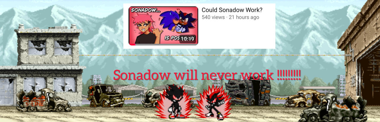 Sonic and shadow response to the video by sonatathearchdemon on DeviantArt