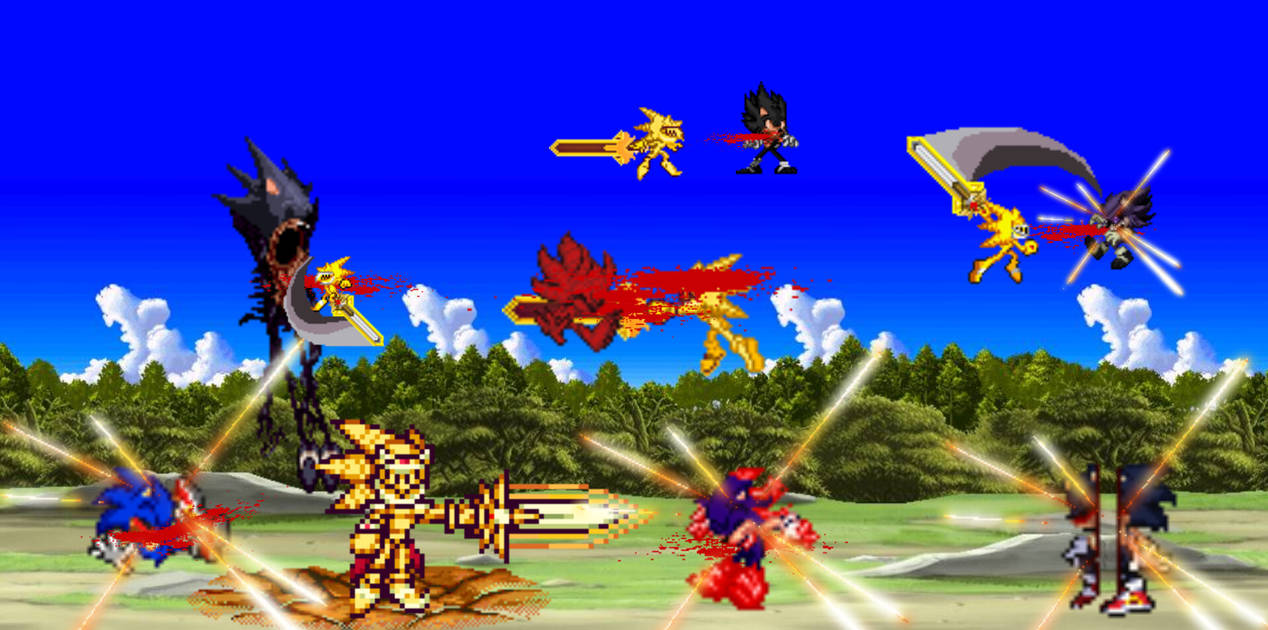 Excalibur sonic vs exes by sonatathearchdemon on DeviantArt
