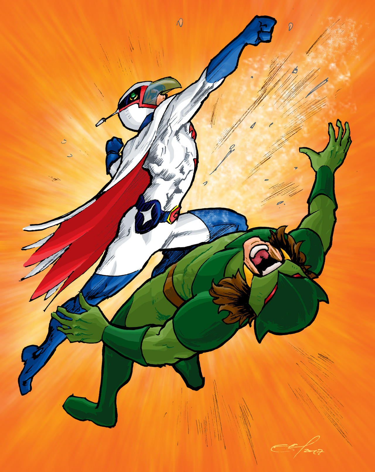 Science Ninja Science Ninja Team Gatchaman/Battle of the Planets by AdamMartinColours ...