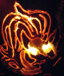 Mlp Sombra pumpkin carving
