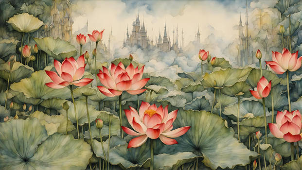 Flowers 350 - Lotus Blossoms