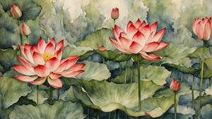 Flowers 340 - Lotus Blossoms