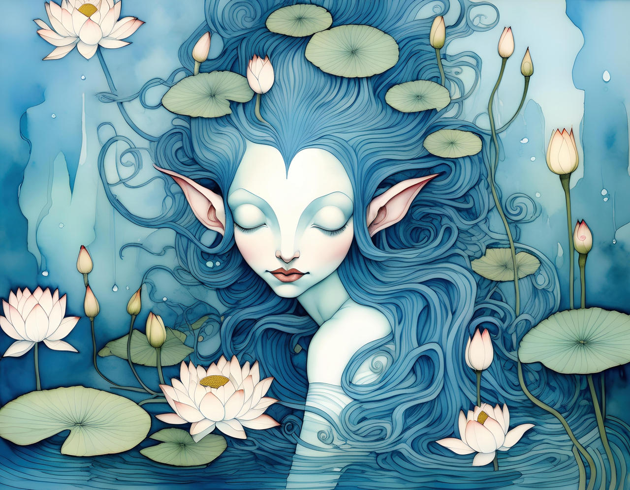 Pinterest Nymph Fantasy 6 - Water Nymph by Xandaclaus on DeviantArt