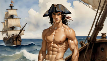 Young Male Beauty 725 - Pirate Captain Zed