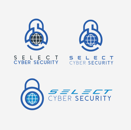 Cyber Security Logo Concept